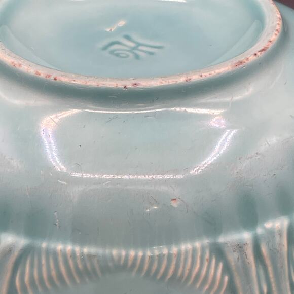 1930s Homer Laughlin Apple Tree Mixing Bowl 9 Inch - Picture 9 of 13